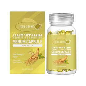 EELHOE Hair Oil Capsules For Scalp Care, Improve Dry And Frizzy Hair, Gentle And Moisturizing Hair Oil (Option: 1PCS)